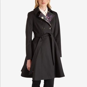 Ted Baker Mckenzy Skirted Black Trench Coat 🌸